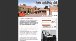 Desktop Screenshot of cedarstudiodesigns.co.uk